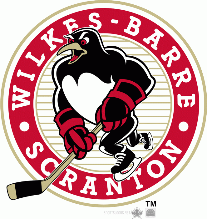 Wilkes-Barre Scranton Penguins 2004 05-Pres Primary Logo iron on heat transfer...